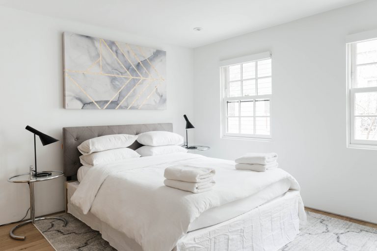 Calming White Bedroom