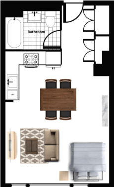 studio layout