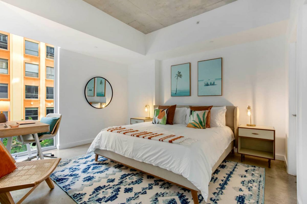 Bedroom interior Bedroom design Coastal bedroom Modern bedroom Beach-themed bedroom